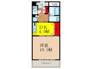 アパ－トメントハウス姫室の物件間取画像